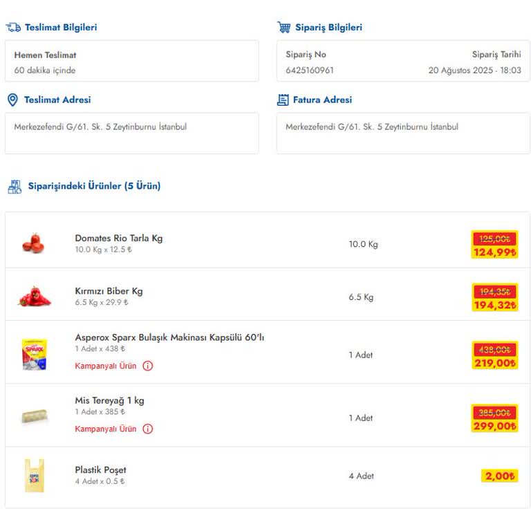 Eksik Ürünler İçin Çözüm Sunulmuyor, Mağazaya Gitmem İsteniyor