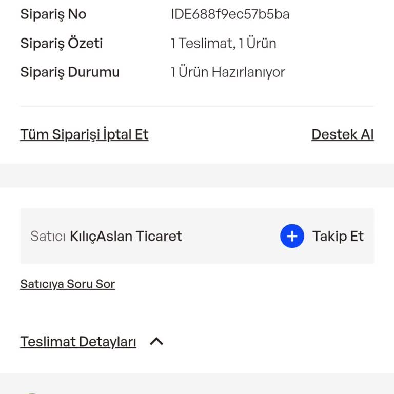 Siparişim Üç Haftadır Gönderilmedi, Fiyat Artışıyla Mağdur Edildim