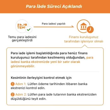 Temu İptal Edilen Siparişlerimin İadesi Yapılmadı Müşteri Hizmetleri Çözüm Sunmuyor