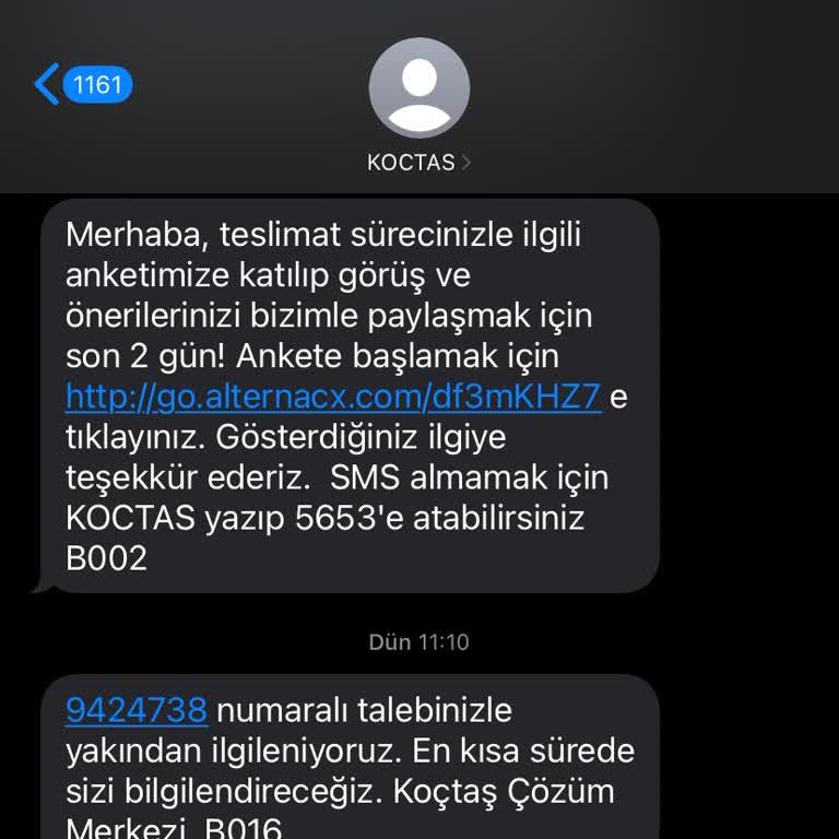 Koçtaş Online Siparişim Teslim Edilmedi, Ücret İadesi Yapılmıyor