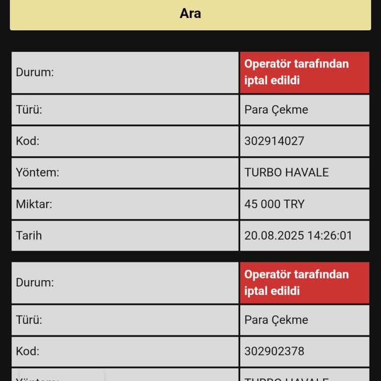 Canlı Casino Bölümünde Bakiye Silinmesi Mağduriyeti