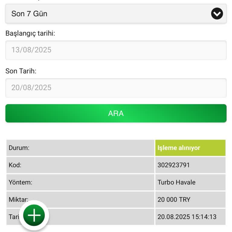 Çekim Talebim Onaylanmadı, Param Yatırılmıyor