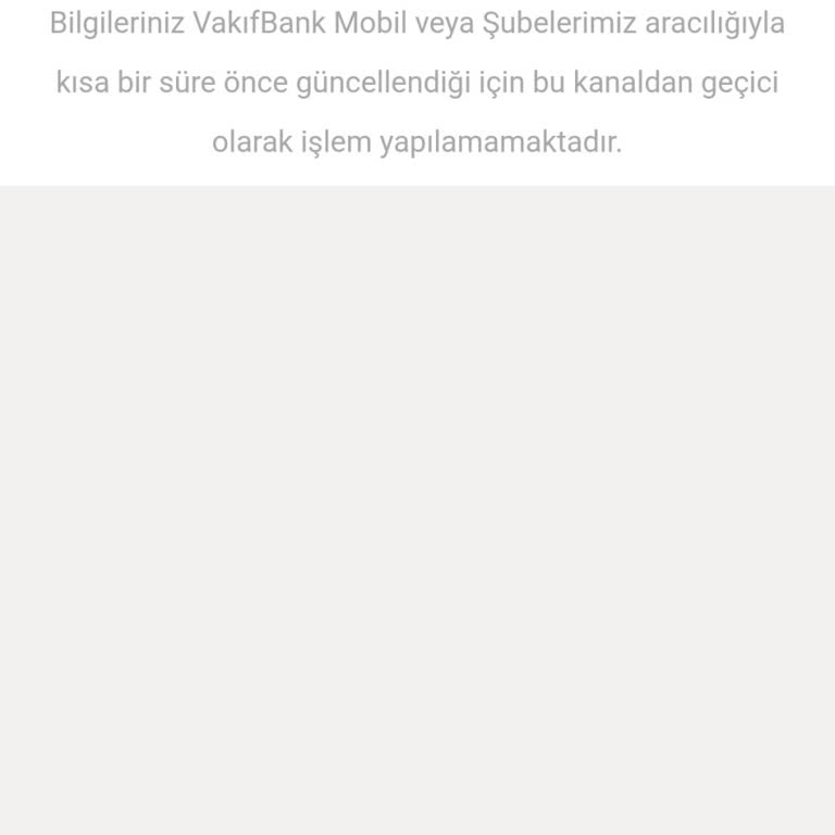 Mobil Bankacılıkta Gelir Bilgisi Güncelleme Sorunu Ve Hatalı Uyarı