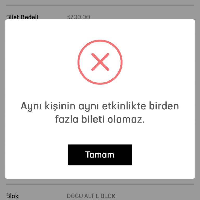 Passolig Kartımla Maç Bileti Alırken Hata Ve Çözüm Eksikliği