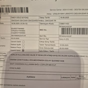 Garanti Kapsamında Saat Kayışındaki Renk Atması Ve Hasarın Reddi