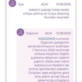 Digiturk İle Yaşadığım Hizmet Ve Fatura Sorunları