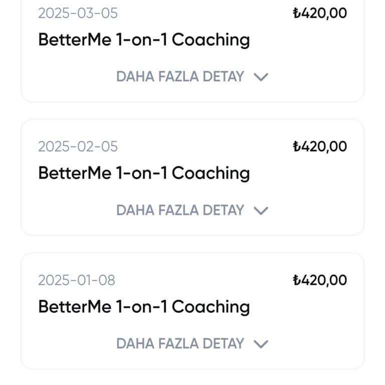 Betterme Abonelik İptali Yapılamıyor, Kartımdan Haksız Para Çekildi