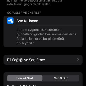 İOS Güncellemesi Sonrası iPhone 13 Pil Ömrü Hızla Azaldı