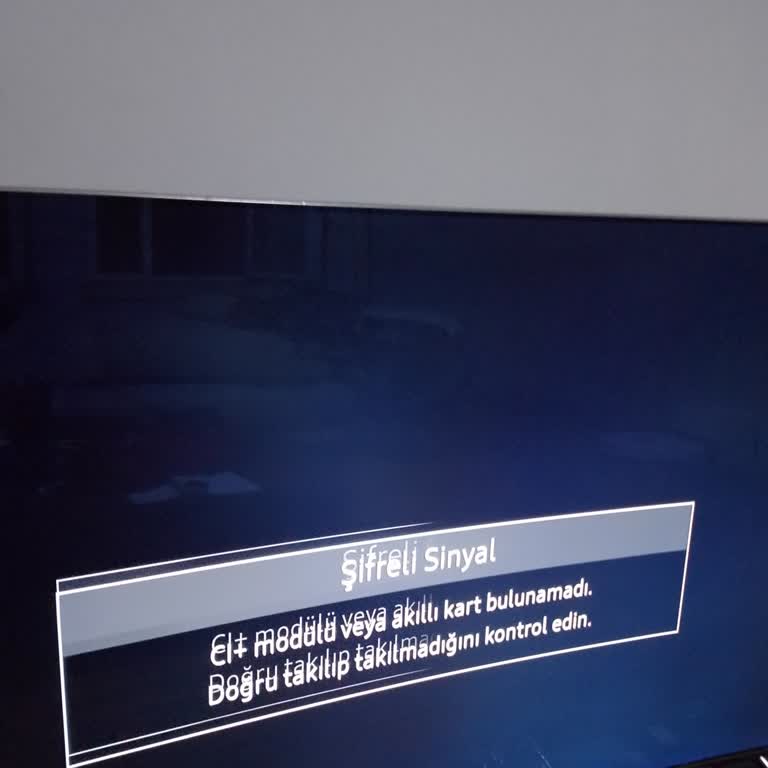 TRT 1 HD Yayınında Sürekli Erişim Sorunu Ve 'CI+ Modülü Bulunamadı' Uyarısı