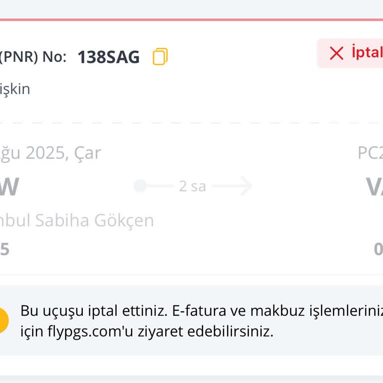 İptal Edilen Uçuşun Ücreti Ve Puanları Hala Yatmadı!