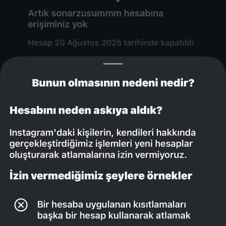 Instagram Hesabım Haksız Yere Kapatıldı, Mağdurum!