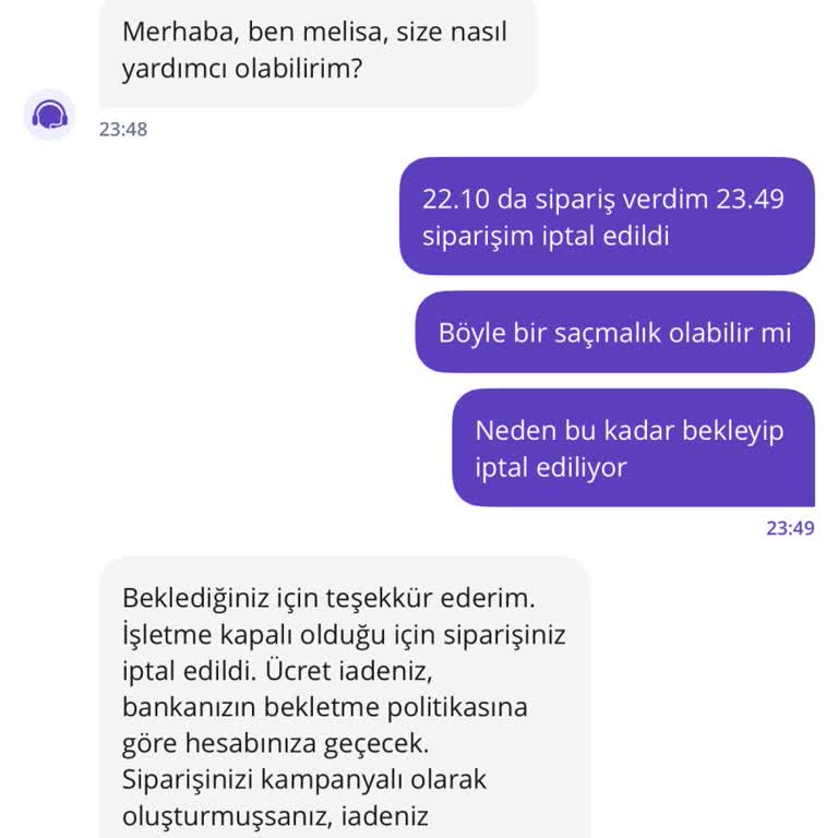 Geç Teslimat Ve İptal Edilen Sipariş Sonrası Mağduriyet