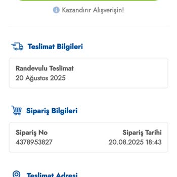 Cepte Şok Siparişimde Eksik Ürünler Ve Geri Dönüş Sorunu