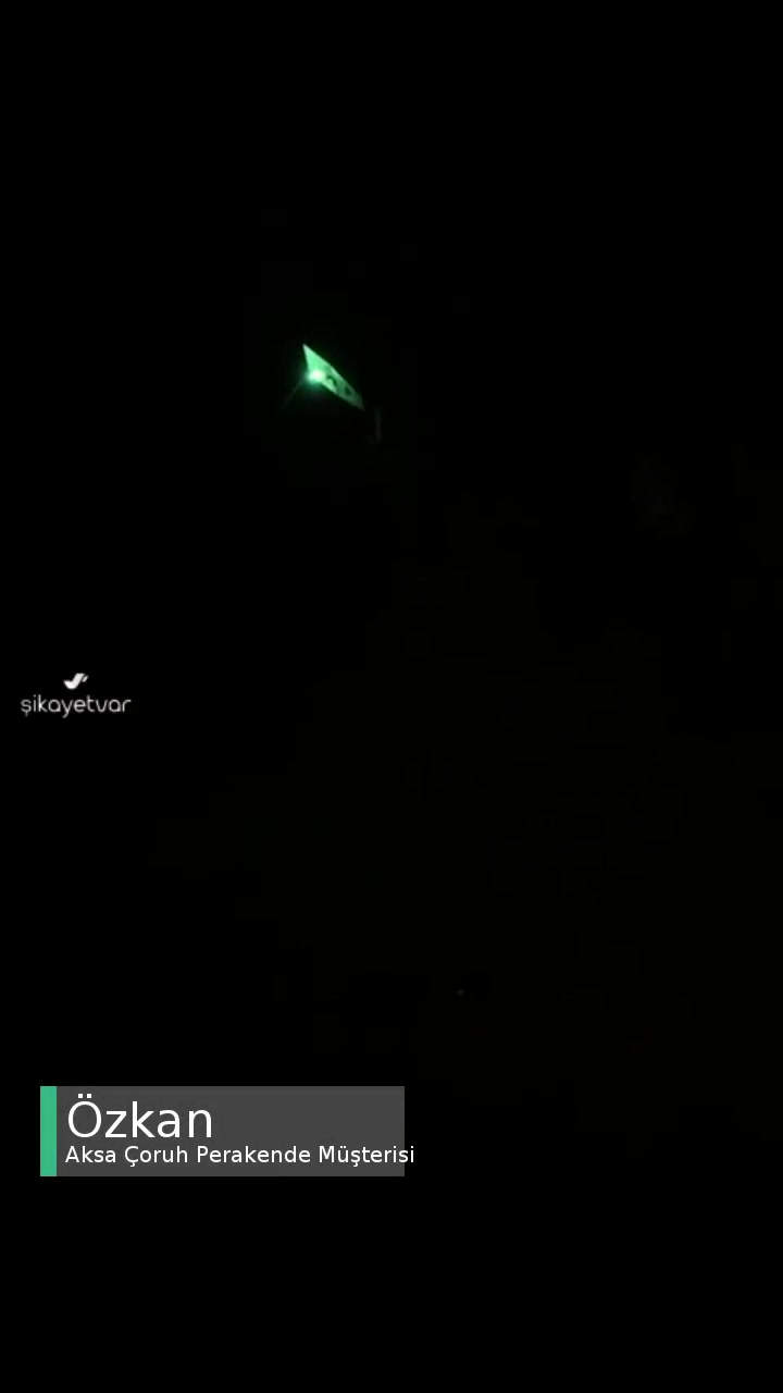 Aksa Çoruh Perakende Sokak Lambaları 5 Aydır Yanmıyor videonun kapak resmi