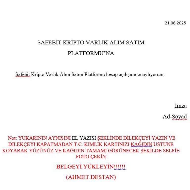 Bitci Platformunda Selfie Hatası Nedeniyle İşlemlerim Engelleniyor