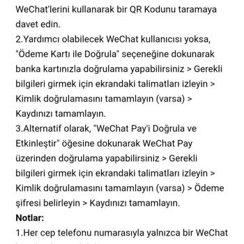 Wechat Kayıt İşleminde Banka Hesabı Seçeneği Sunulmuyor