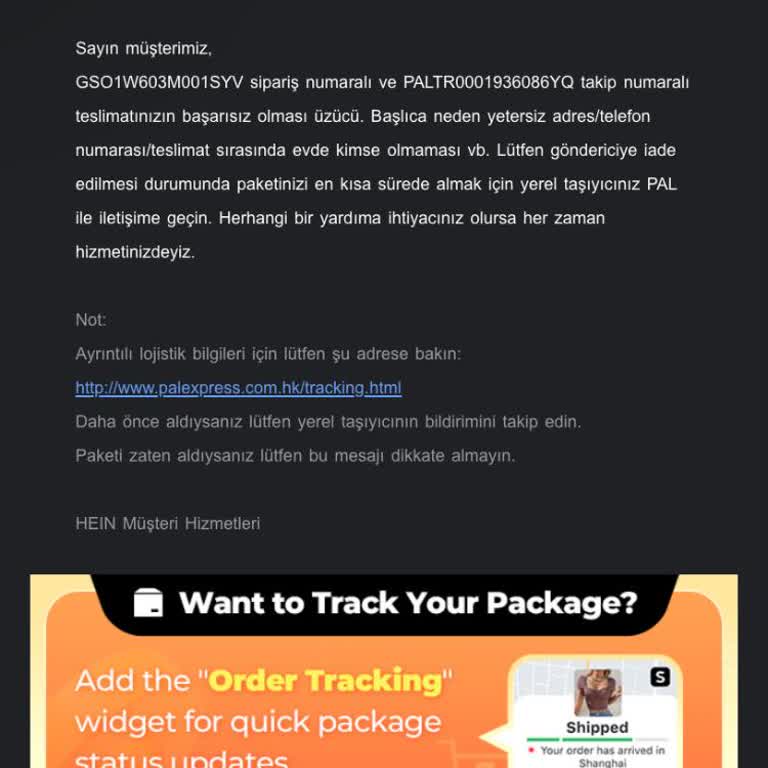 Kargo Teslimatı Yapılmadan Siparişlerim İade Edildi