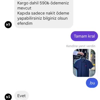 Yanlış Model Ve Beden Gönderildi Firma Dönüş Yapmıyor