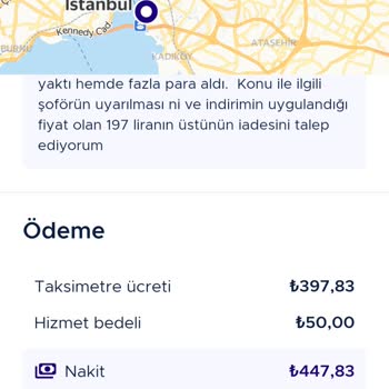 BiTaksi'de İndirimli Ücret Yerine Fazla Ödeme Ve Mağduriyet