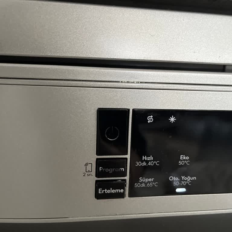 Vestel BM 4212 Bulaşık Makinesi Tuş Yazıları Bir Yıl Dolmadan Silindi
