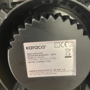 Karaca'dan Yedek Parça Temini Sorunu Ve Müşteri Hizmetleri İlgisizliği