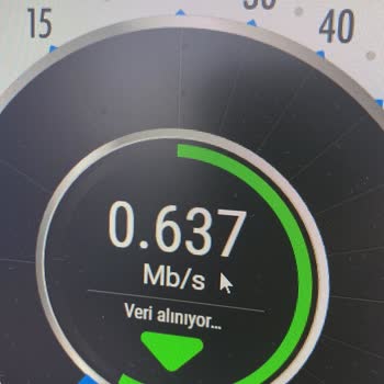 Uzun Süredir Düşük İnternet Hızı Ve Çözüm Sağlanmaması