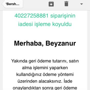 Ücret İadesi Bir Aydır Yapılmıyor, Müşteri Hizmetlerinden Çözüm Alamadım