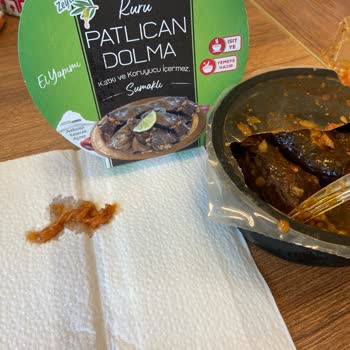 Zel Global Patlıcanın İçinden Kocaman Bir İp Çıktı