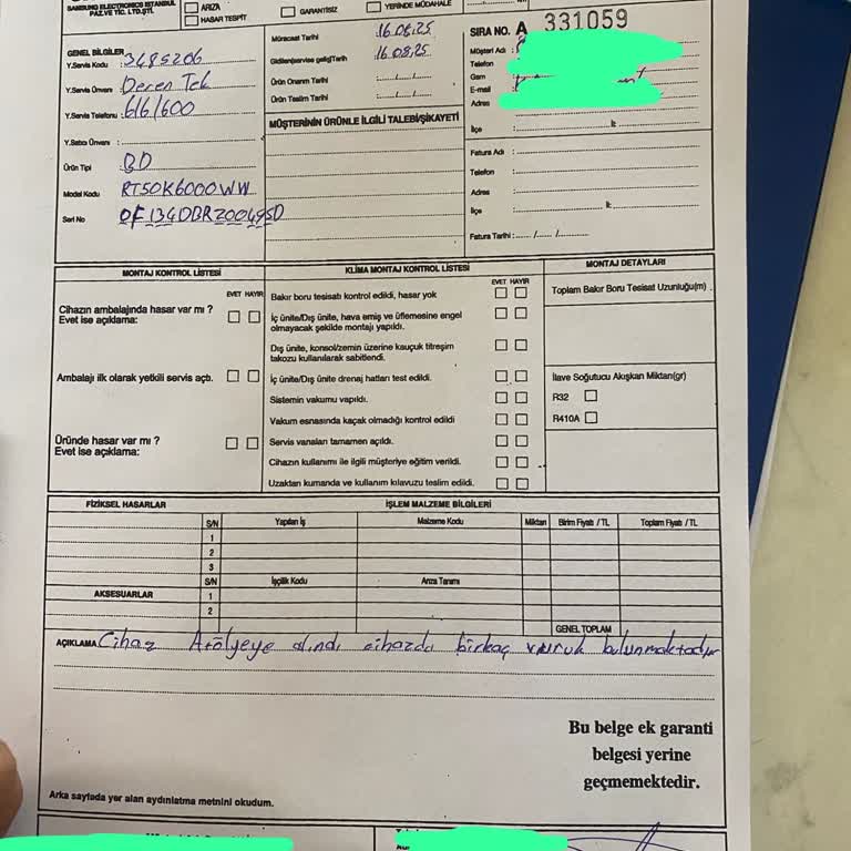 Servis Sonrası Buzdolabım Çalışmıyor Ve Ekstra Ücretler Talep Edildi