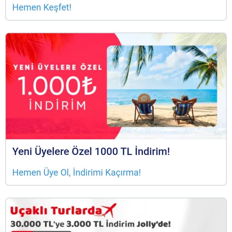 Jolly Tur İndirim Kodu Mağduriyeti Ve Yetersiz Bilgilendirme
