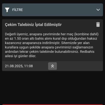Redbahis Kazandığım Bakiyenin Haksız Şekilde Silinmesi Ve Destek Hattının İlgisizliği