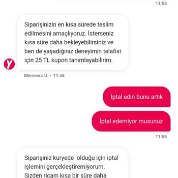 Siparişim 2 Saati Aştı Teslim Edilmedi Müşteri Hizmetleri Yardımcı Olmuyor