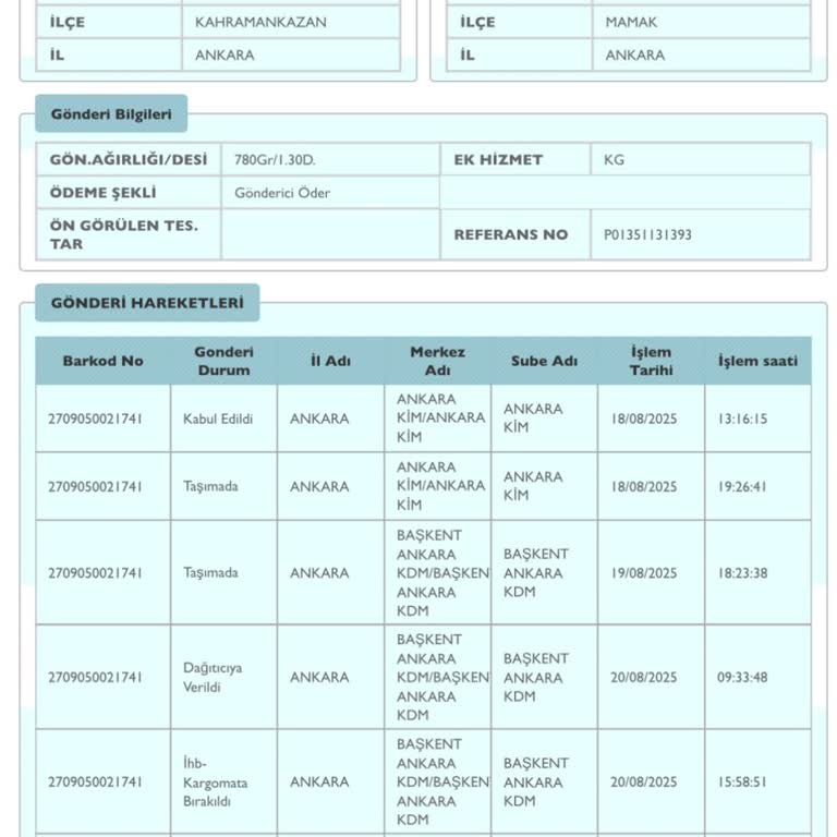 PTT Kargomat Kapağı Açılmadı Kargo Teslim Edilmedi