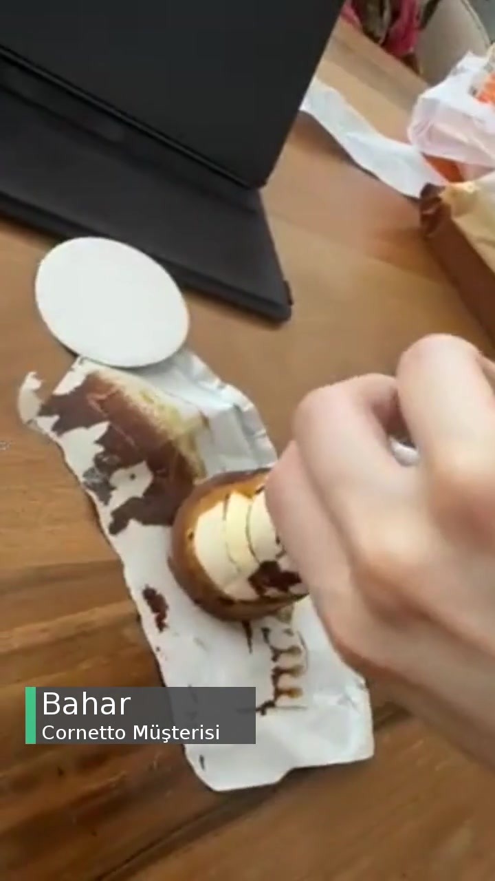 Külahsız Cornetto 🎉 videonun kapak resmi