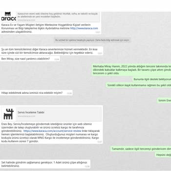 Karaca Bio Granit Steel Tencere Setinde Kabuk Kalkması Ve Paslanma Sorunu, Yetersiz Müşteri Hizmeti