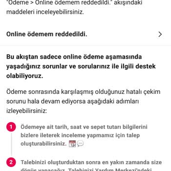 Sipariş İptali Sonrası Ücret İadem Yapılmadı