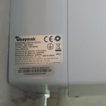 Garanti Kapsamındaki Şofben İçin Ana Parça Arızasında Ücret Talebiyle Mağduriyet