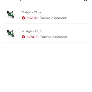 Martı Mopedin Şarjı Bitti Fazla Ücret Yansıtıldı Müşteri Hizmetleri Dönüş Yapmıyor