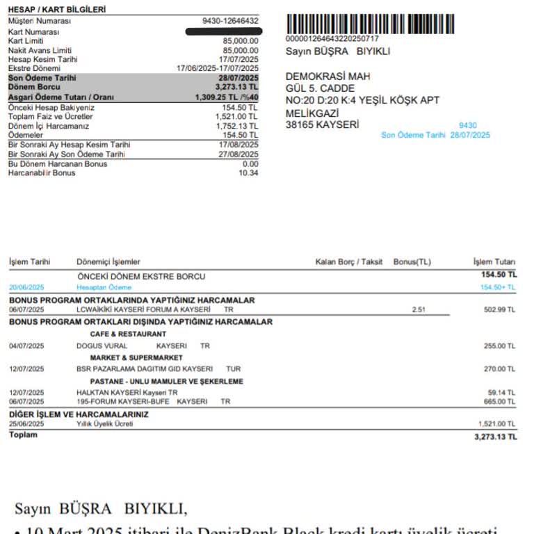 Bilgi Verilmeden Kesilen Yıllık Üyelik Ücreti Ve İade Talebi