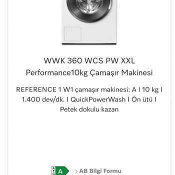 Miele Çamaşır Makinesi Değişim Sürecinde Fiyat Farkı Ve Çözüm Eksikliği
