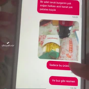 Yemeksepeti Eksik Ürün Geldi