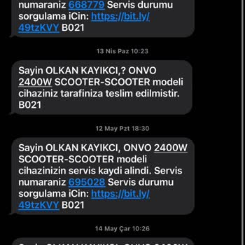 Onvo Scooter Sürekli Arızalanıyor, Değişim Talebim Reddedildi Mağdurum
