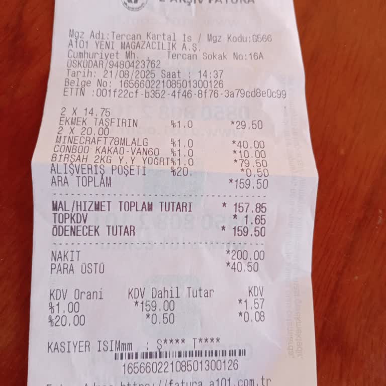 A101 Tercan Kartal Şubesinde Çocuklara Ve Müşterilere Saygısız Davranışlar