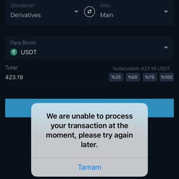 Bitexen Global Vadeli Hesaptan Para Transferi Yapılamıyor, Müşteri Hizmetleri Yanıt Vermiyor