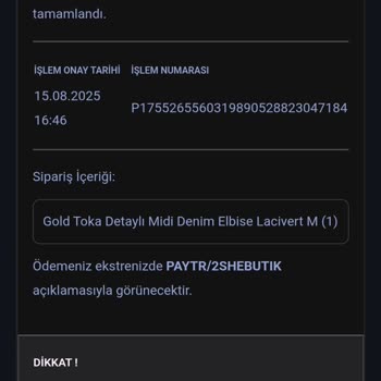 Sipariş Verdiğim Elbise Günlerdir Kargoya Verilmedi Ve İletişim Sağlanamıyor