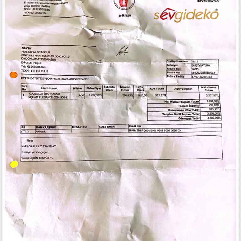 Yüksek Fiyatlı Ütü Masası İlk Kullanımda Yandı, Dayanıklılık Beklentisi Karşılanmadı