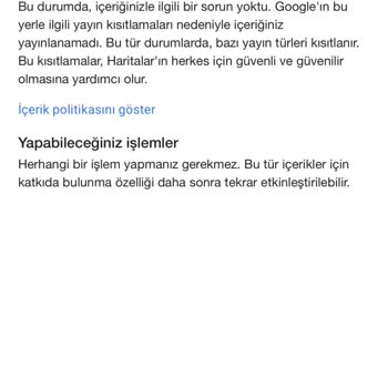 Google Yorum Kısıtlaması Nedeniyle Müşteri Kaybı Riski