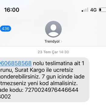 İade Edilen Ürünüm Bulunamıyor Ve Ücret İadem Yapılmıyor