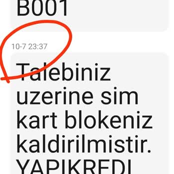 Sim Kart Blokesinin Kaldırılmaması Nedeniyle Yüksek Faiz Mağduriyeti Yaşadım