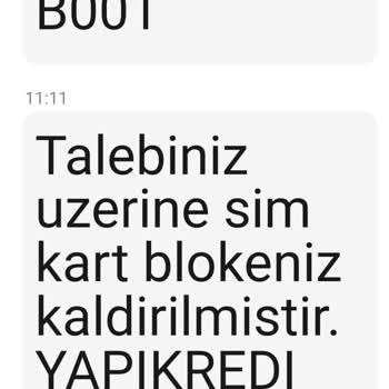 Sim Kart Blokesinin Kaldırılmaması Nedeniyle Yüksek Faiz Mağduriyeti Yaşadım